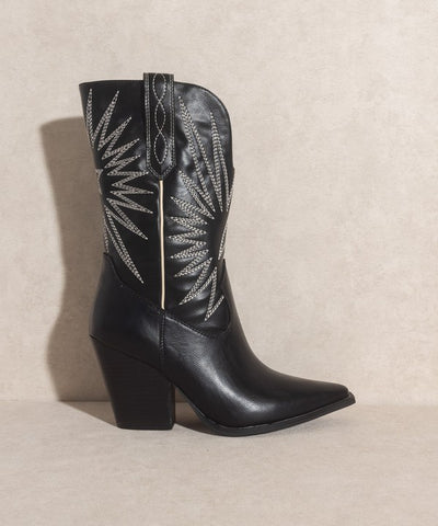 Western short boots