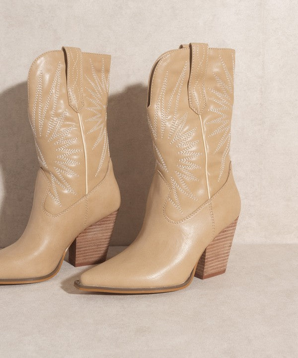 Western short boots