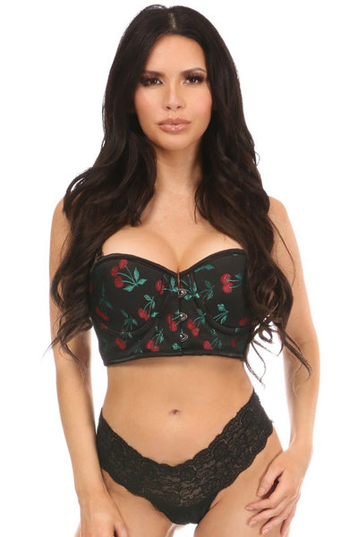 Cherry Brocade Underwire