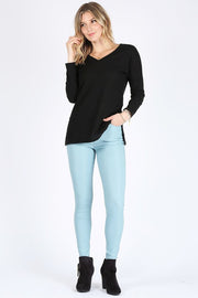 high rise skinny pants