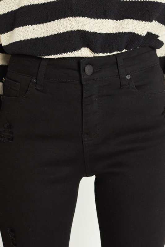 High-rise 5-pocket Bootcut Jeans