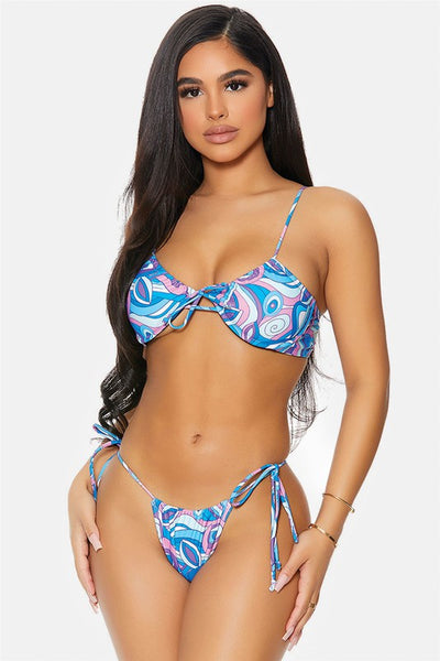 Top & Thong Bikini 2 Piece Swimsuit